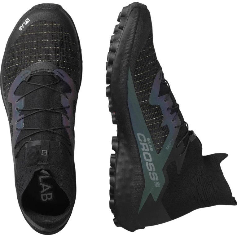 Black Salomon S/Lab Cross 2 Women's Trail Running Shoes | IE AM3285